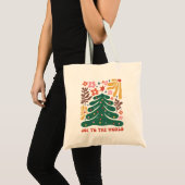 Boho kerstvreugde voor de wereld tote bag (Voorkant (product))