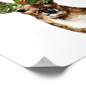 Boho kerstwandafdrukken poster (Hoek)