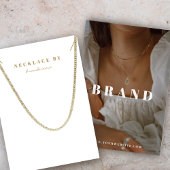 Boho Ketting Display Photo Card Visitekaartje