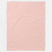 Boho Kids Deken Pastel Roze Wit Knus Gemak (Voorkant)