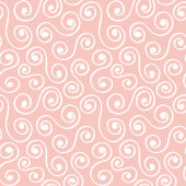Boho Kids Towels Pastel pink Swirls Minimalist Bad Handdoek