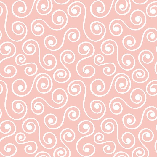 Boho Kids Towels Pastel pink Swirls Minimalist Bad Handdoek