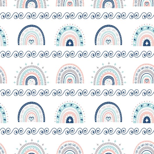 Boho Kids Towels Pastel Rainbow Birthday Accent Bad Handdoek