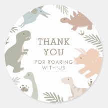 Boho Kinder Dinosaur-Theme Birthday Dank je