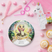 Boho Kinder Snake Verjaardag Papieren Bordje (Feest)
