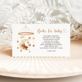 Boho-kinderboekjes voor een kaartje voor baby informatiekaartje