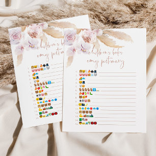 Boho kinderen boeken emoji pictionary spel