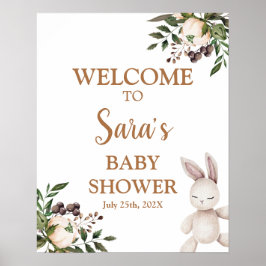 Boho-kinderkamer babyshower welkomstbord poster