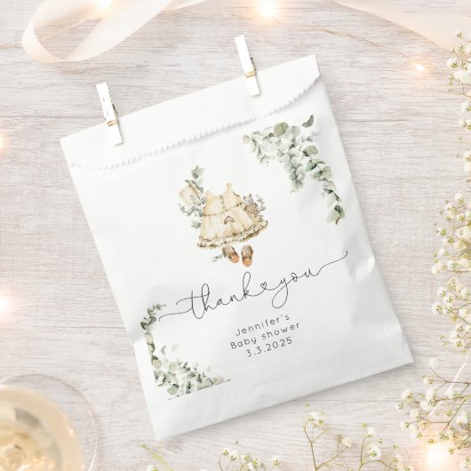 Boho kinderkamer schattig baby meisje outfit dank  bedankzakje (Geknipt)