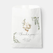 Boho kinderkamer schattig baby meisje outfit dank  bedankzakje (Voorkant)