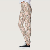 Boho kinderkamer teddyberen met regenbogen - Aards Leggings (Links)