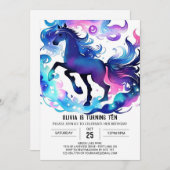 Boho Kinderverjaardag Pony Kaart (Voorkant / Achterkant)