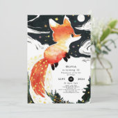 Boho Kindervos Verjaardag Kaart (Staand voorkant)