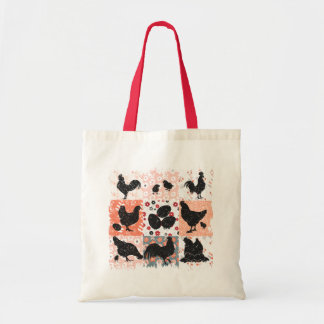 Boho Kippen Cottagecore Esthetische Retro Bloemen Tote Bag