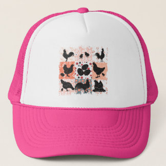 Boho Kippen Cottagecore Esthetische Retro Bloemen Trucker Pet