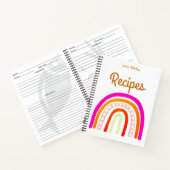 Boho Kitchen Art Recipes Notitieboek (Binnen)