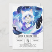 Boho Kitten Magic Verjaardag Kaart (Voorkant)