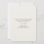 Boho klas van 2025 boog foto afstudeer aankondigin aankondiging (Achterkant)