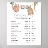 Boho Kleding Oude WiVes Tales Baby shower Spel Poster (Voorkant)