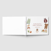 Boho Kleding Speelgoed Jongen Baby shower Gastenboek (Volledig)