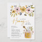 Boho Kleine Bijenbaby Shower Kaart (Voorkant)