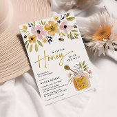 Boho Kleine Bijenbaby Shower Kaart