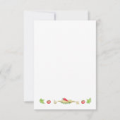 Boho kleine chef-kok Baby shower dank u kaart (Achterkant)