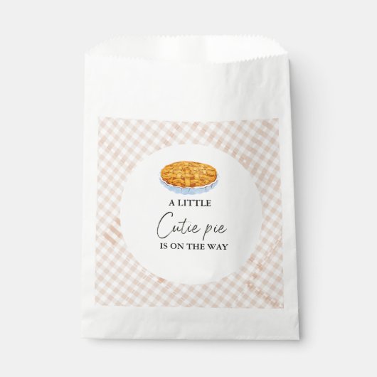 Boho kleine cutie taart Thanksgiving Baby shower Bedankzakje (Voorkant)