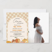 Boho kleine cutie taart Thanksgiving Baby shower Kaart (Voorkant)