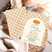 Boho kleine cutie taart Thanksgiving Baby shower Kaart