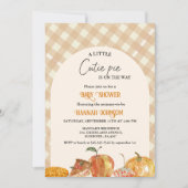 Boho kleine cutie taart Thanksgiving Baby shower Kaart (Voorkant)