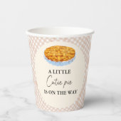 Boho kleine cutie taart Thanksgiving Baby shower Papieren Bekers (Voorkant)