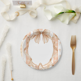 Boho kleine cutie taart Thanksgiving Baby shower Papieren Bordje