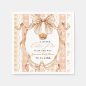 Boho kleine cutie taart Thanksgiving Baby shower Servet (Voorkant)