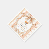 Boho kleine cutie taart Thanksgiving Baby shower Servet (Hoek)