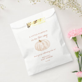 Boho kleine pompoen Herfst Baby shower gunsttassen Bedankzakje