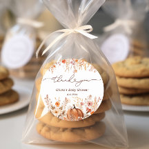 Boho kleine pompoen Herfst wilde bloemen dank u