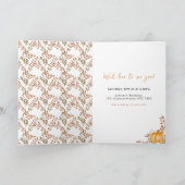 Boho Kleine Pompoen is Op Weg Herfst Baby Shower (Binnen)