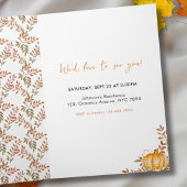Boho Kleine Pompoen is Op Weg Herfst Baby Shower