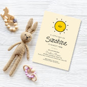 Boho kleine straal van Sunshine Baby shower uitnod Kaart