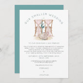 Boho Kleinere Trouwstoelen Afgrootse Aankondiging (Voorkant / Achterkant)