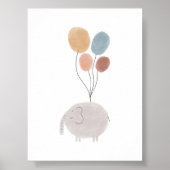 Boho kleur olifant print (Voorkant)