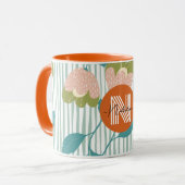 Boho kleuren Gepersonaliseerd cadeau voor verjaard Mok (Voorkant links)