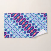 Boho Kleurrijk blauw 39 Bad Handdoek (Handdoek)