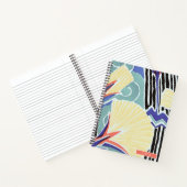 Boho Kleurrijke Bloemen Abstracte Kunst van E.A. S Notitieboek (Binnen)