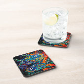 Boho Kleurrijke Vis Onderzetter Set (Rechterzijde)