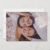 Boho Kleurrijke Wildflower Bewaar de datum voor de Save The Date (Achterkant)