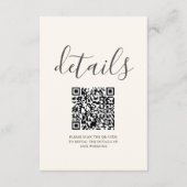 Boho Kleurrijke Wildflower Bloemen Bruiloft Detail Informatiekaartje (Voorkant)