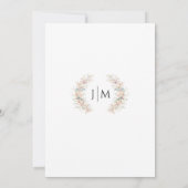 Boho Kleurrijke Wildflower Spring Save the Date Kaart (Achterkant)