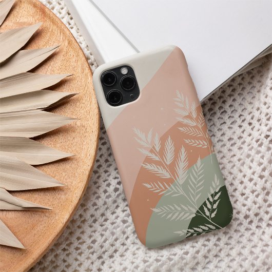 Boho-kleurstroom in woestijn en bos Botanisch Case-Mate iPhone Case